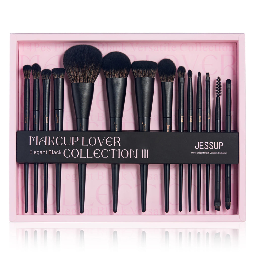 Jessup T329 Makeup Brush Set – 10–14 Piece Professional Synthetic Brush Collection