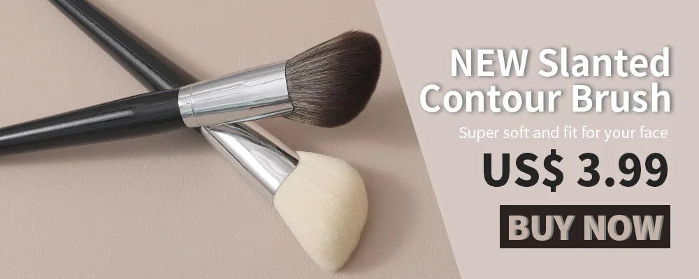 OVW Tapered Highlighter Brush – Professional Face Brush for Highlight, Blush & Setting Powder