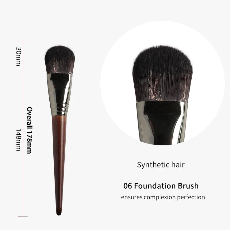 OVW Tapered Highlighter Brush – Professional Face Brush for Highlight, Blush & Setting Powder
