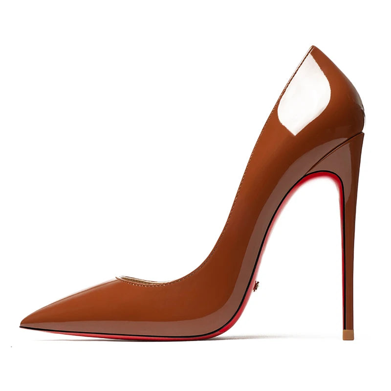 HLTINO Women’s Sexy Red‑Bottom Stilettos