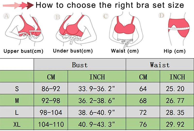 Floral Lace Transparent Underwire Bra & Panty Set