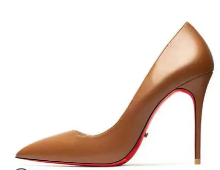 HLTINO Women’s Sexy Red‑Bottom Stilettos