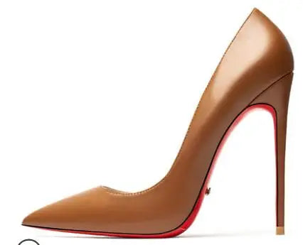 HLTINO Women’s Sexy Red‑Bottom Stilettos
