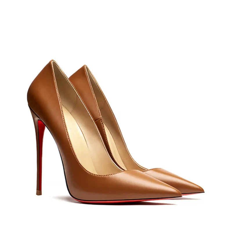 HLTINO Women’s Sexy Red‑Bottom Stilettos