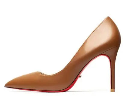 HLTINO Women’s Sexy Red‑Bottom Stilettos