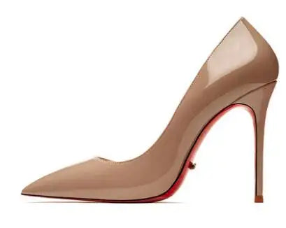 HLTINO Women’s Sexy Red‑Bottom Stilettos