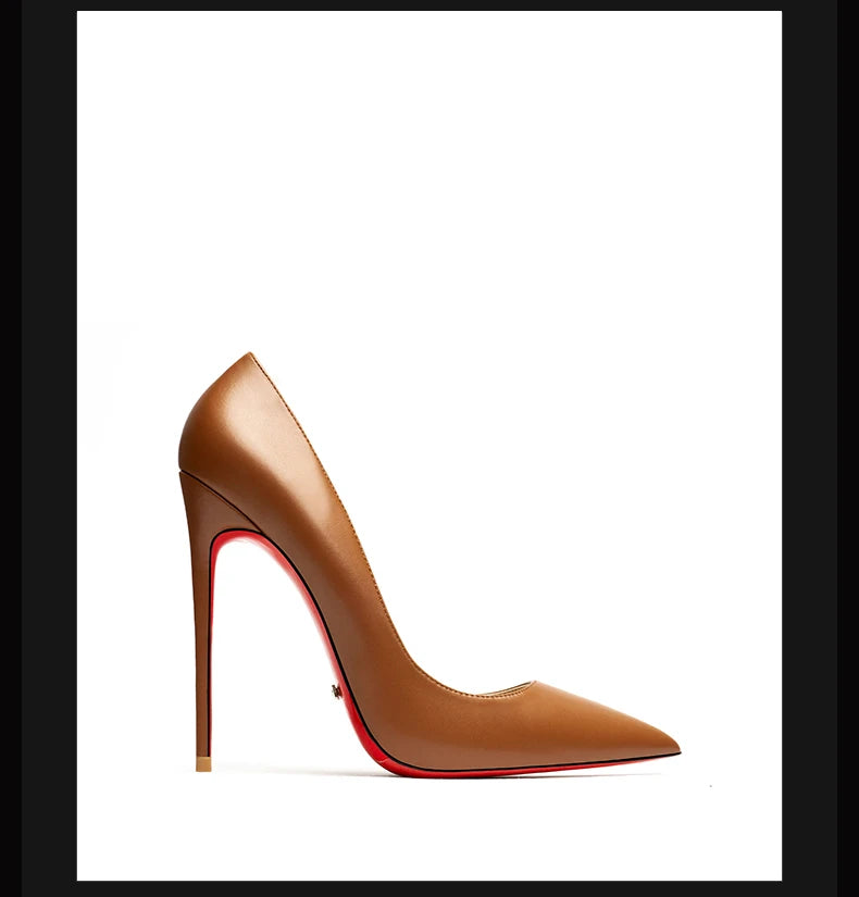 HLTINO Women’s Sexy Red‑Bottom Stilettos