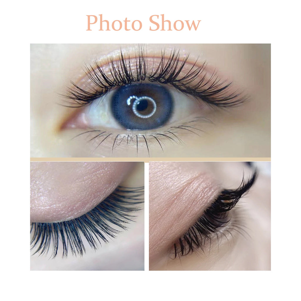 TDANCE Classic Lash Extensions – 16 Rows Dark Black Matte Faux Mink for Soft, Natural, Professional Results
