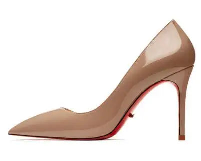 HLTINO Women’s Sexy Red‑Bottom Stilettos