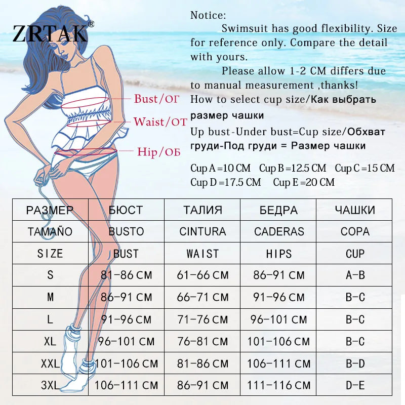 Women’s Zrtak Tie‑Waist Push‑Up Bikini – Solid High‑Cut Thong Swimsuit Set 2026