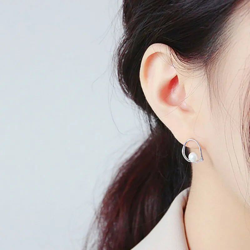 Women’s 925 Sterling Silver Vintage Web Earrings – Hypoallergenic Trendy Big Statement Party Jewelry925 Sterling Silver Vintage Earrings For Women Trendy Simple Big Web Earring Jewelry Prevent Allergy Party Accessories