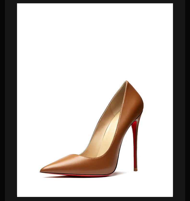 HLTINO Women’s Sexy Red‑Bottom Stilettos