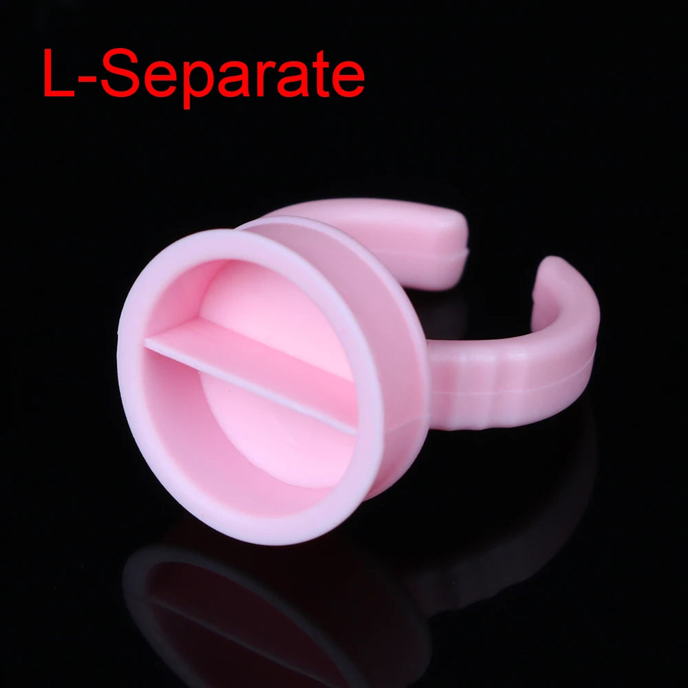 100pcs Disposable Ink Ring Cups – Microblading & Tattoo Pigment Holders for Permanent Makeup Artists