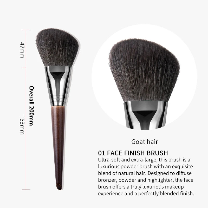 OVW Tapered Highlighter Brush – Professional Face Brush for Highlight, Blush & Setting Powder