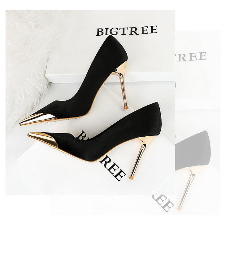BIGTREE Sexy Pointed‑Toe Pumps