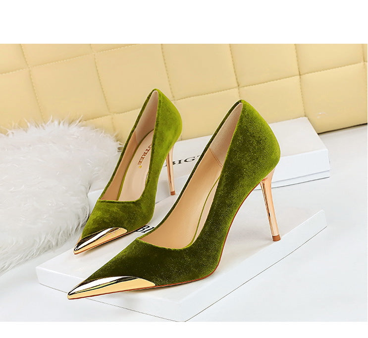 BIGTREE Sexy Pointed‑Toe Pumps