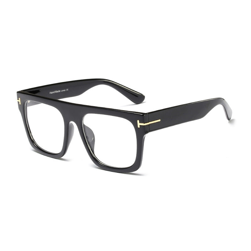 Glasses European and American Street Shot Tom Big Frame Trendy Plain Glasses