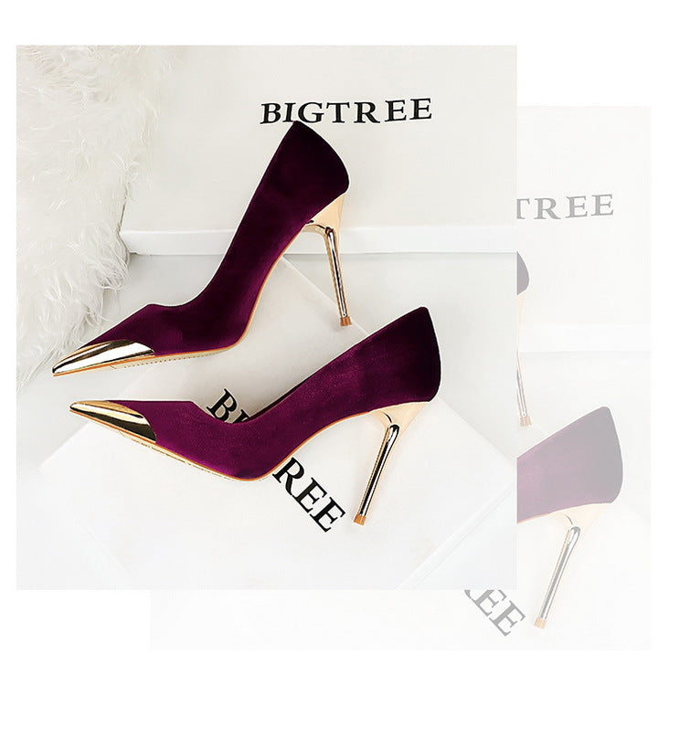BIGTREE Sexy Pointed‑Toe Pumps