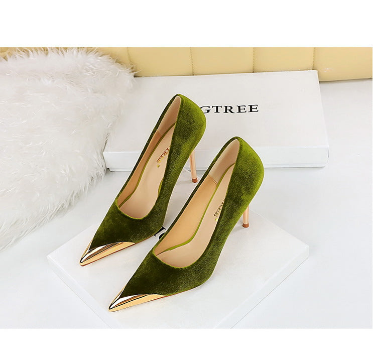 BIGTREE Sexy Pointed‑Toe Pumps