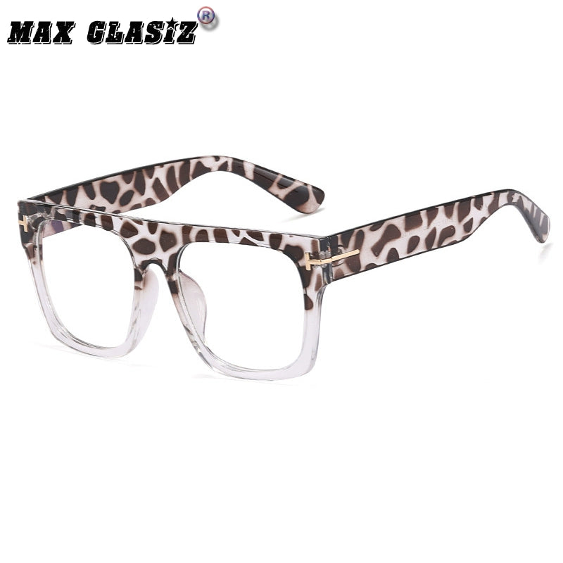 Glasses European and American Street Shot Tom Big Frame Trendy Plain Glasses