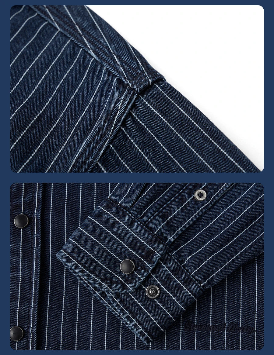 SIMWOOD Oversize Denim Shirt