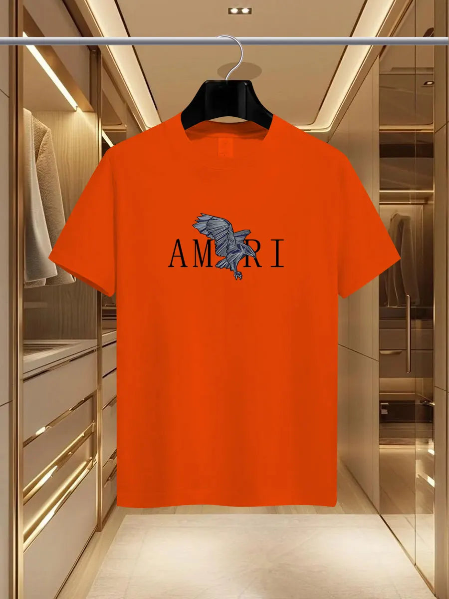 Luxury AMI‑Style Printed T‑Shirt