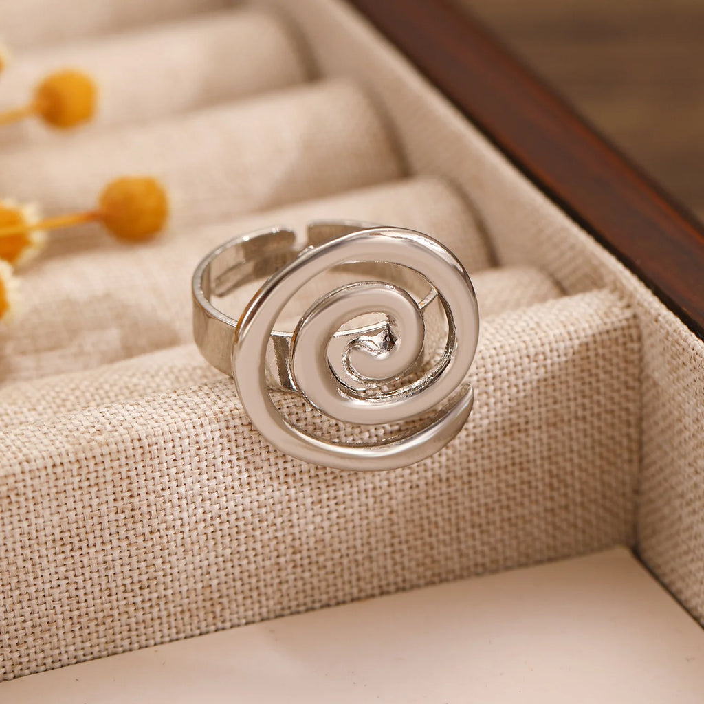 Fashion Metal Texture Conch Spiral Stud Earrings Women Waterproof Stainless Steel Beach Seaside Holiday Summer Jewelry Gifts ﻿