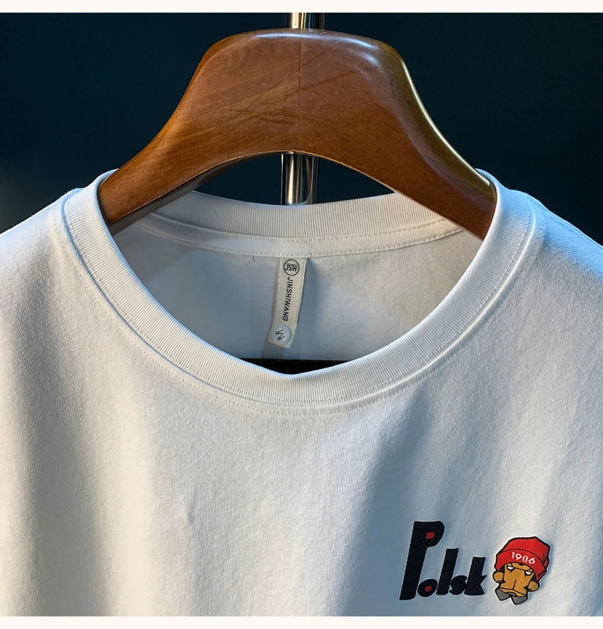 Short sleeved T-shirt with men's printed half sleeves, loose and comfortable, versatile and trendy clothes