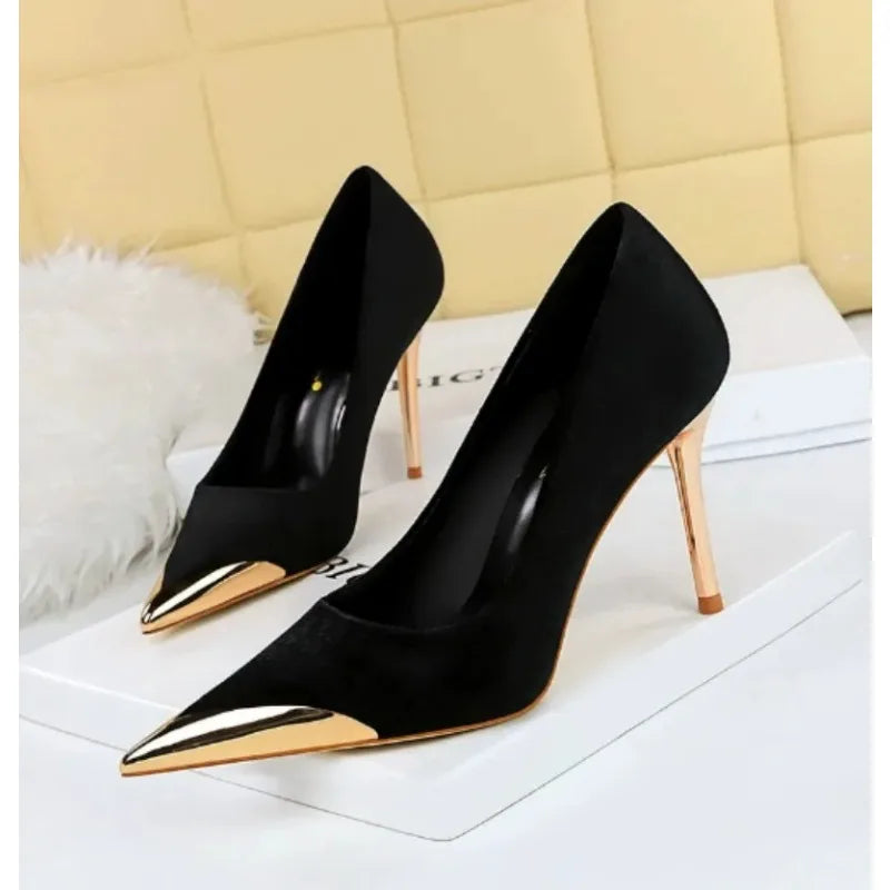 BIGTREE Sexy Pointed‑Toe Pumps