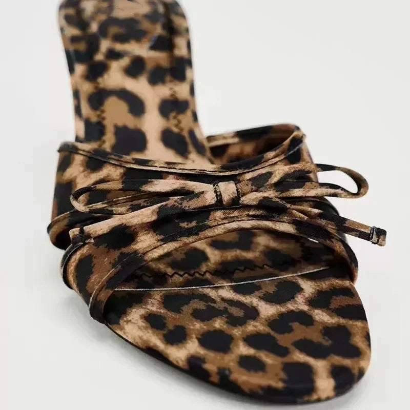 Women’s Haute Couture Fine‑Strap Cat‑Heel Clip‑Toe Sandals — French Style Summer Beach Slippers