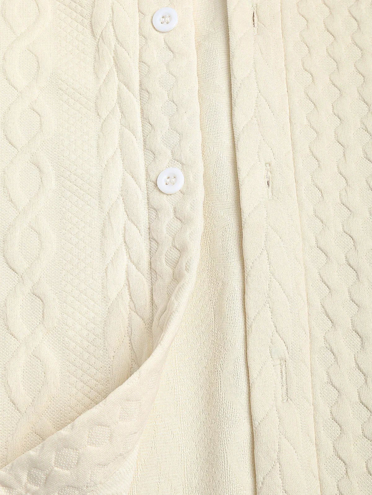 Men’s Textured Short‑Sleeve Shirt