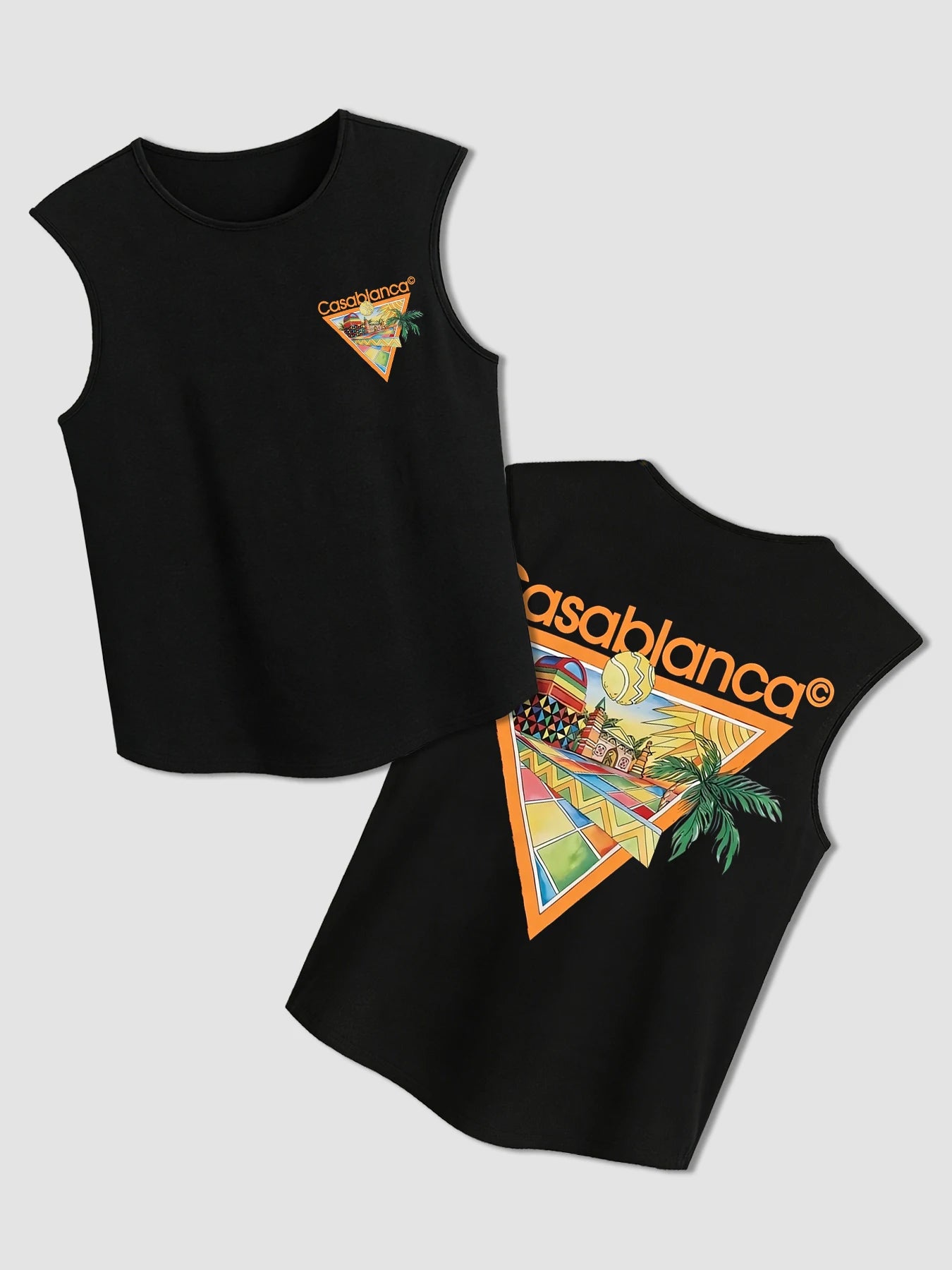 Crew‑Neck Tank Top