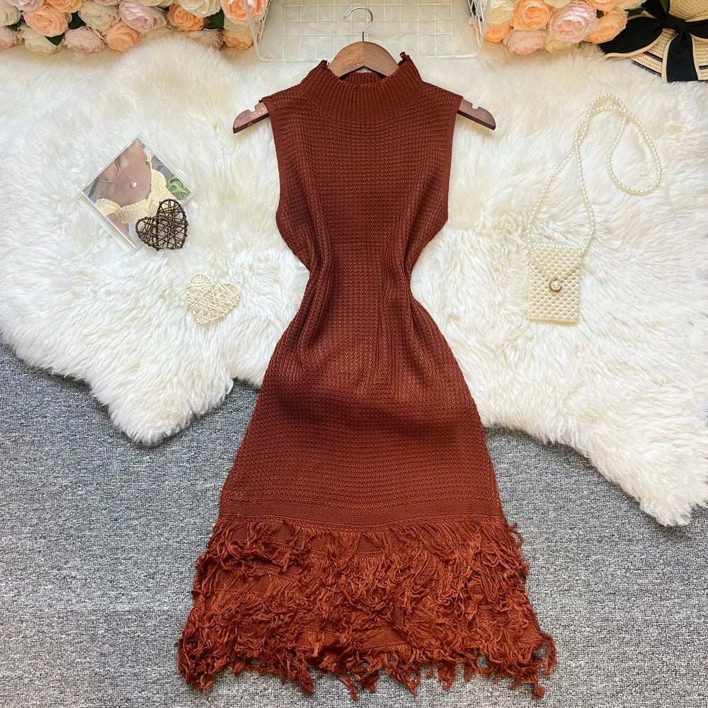 YuooMuoo 2026 Summer Sexy Openwork Stitching Dress — Sleeveless Bodycon Korean‑Style Party & Beach Vestidos