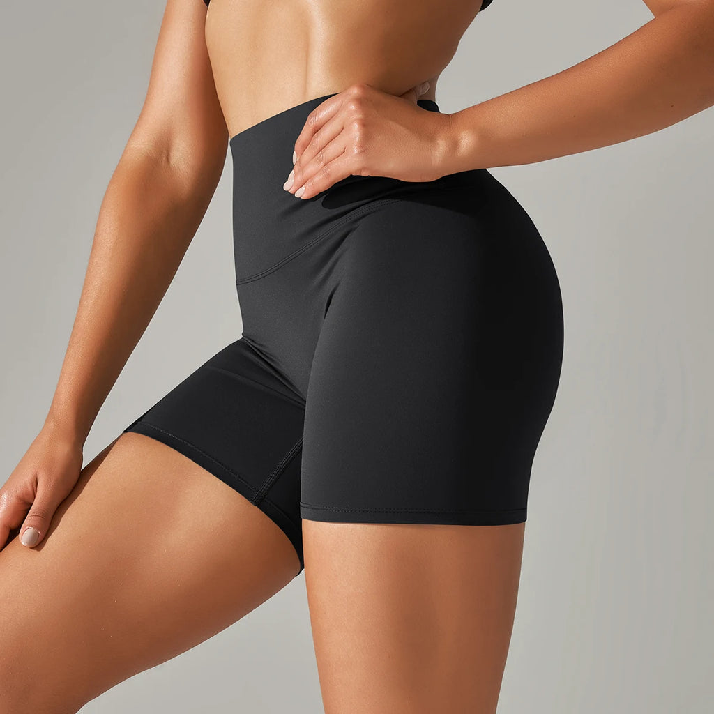 Seamless High Waist Yoga Shorts for Women