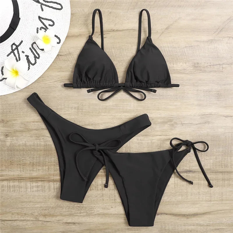 Sexy 3‑Piece Bikini Set