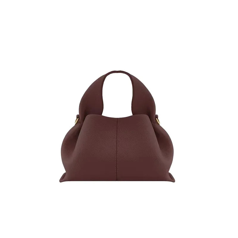 Fashion Women Dumpling Bags Luxury Leather Versatile Solid Color Female Shopping Crossbody Bag 2025 New Design