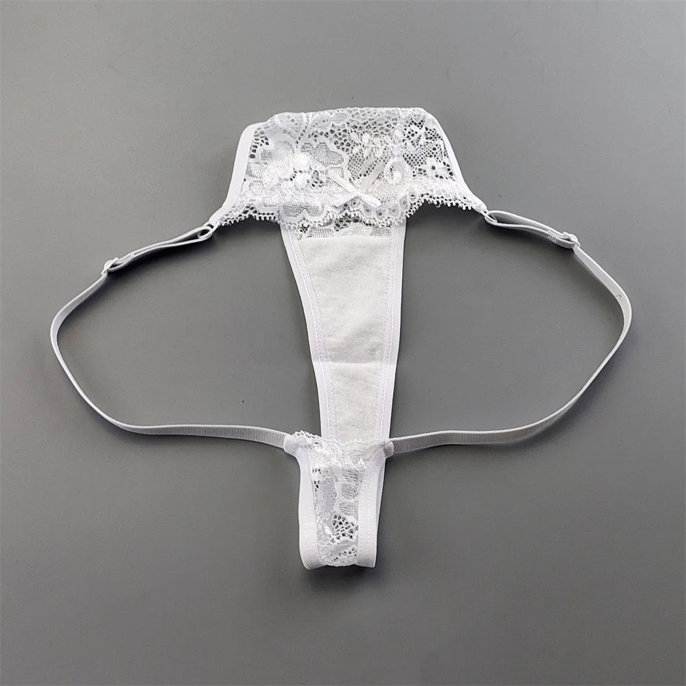 5‑Pack Lace Adjustable Thongs