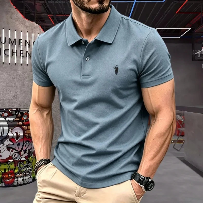 Men’s 100% Pure Cotton Luxury Polo Shirt