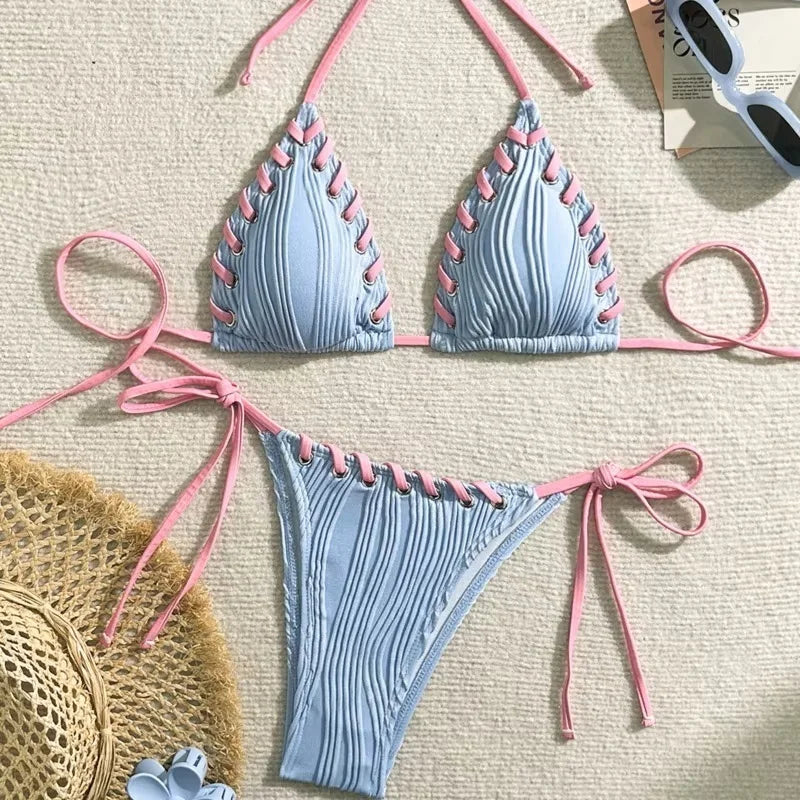 Push‑Up Brazilian Bikini Set
