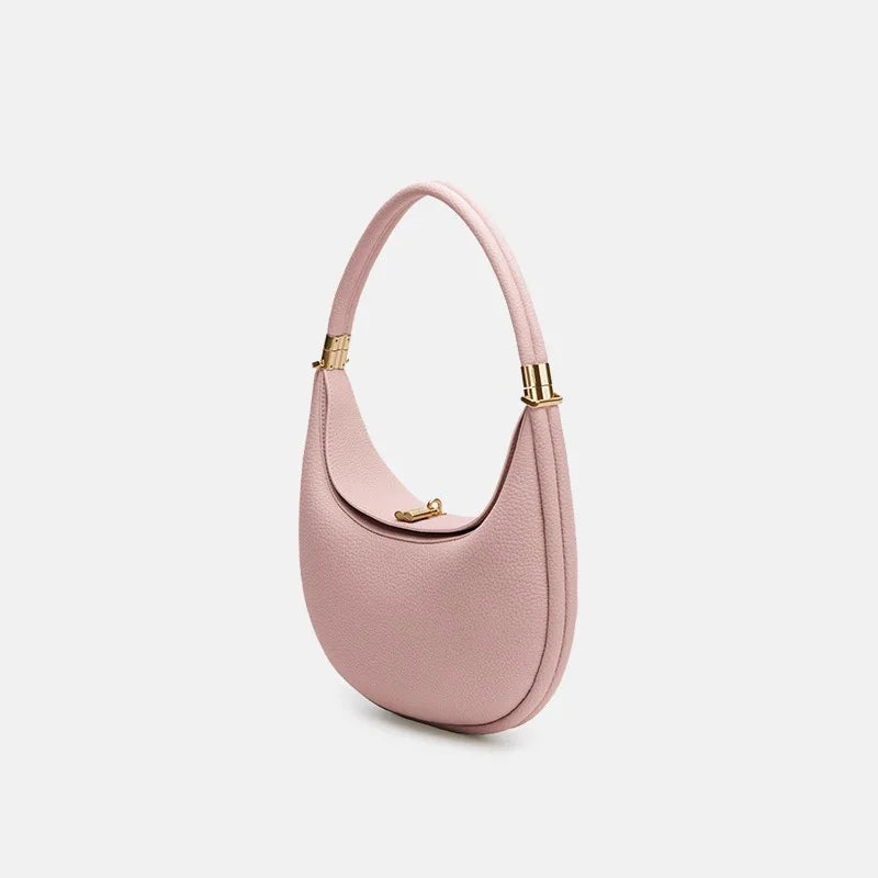Light Luxury High-end Crescent Bags Fashion Brand Designer Commuter Handbag High-quality Genuine Leather Versatile Shoulder Bags