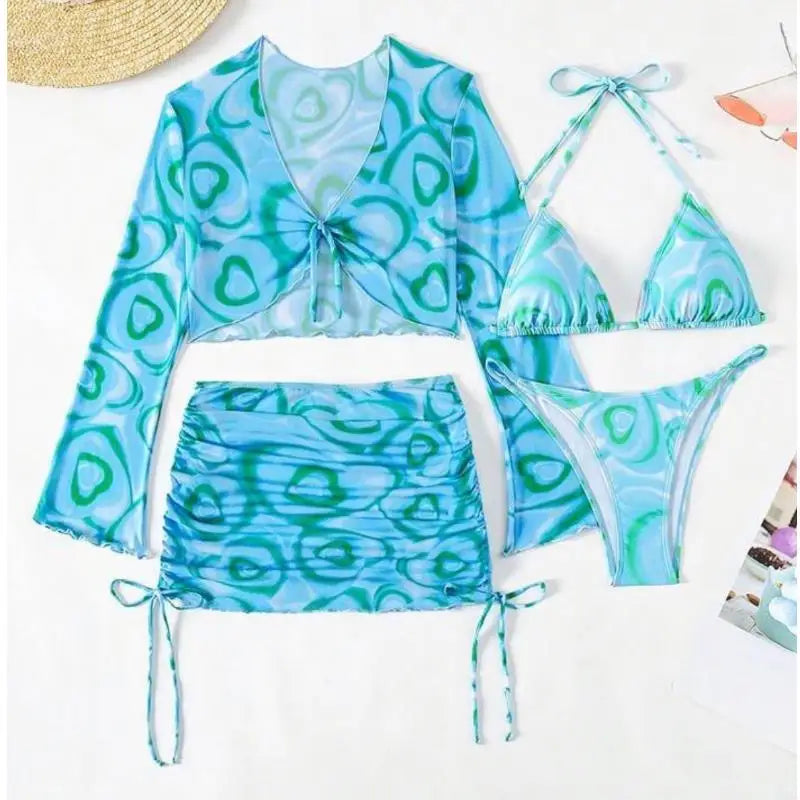 4‑Piece Bikini Set