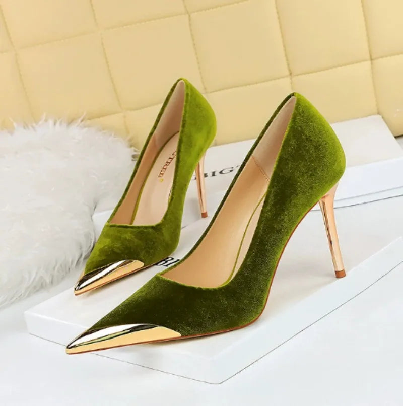BIGTREE Sexy Pointed‑Toe Pumps