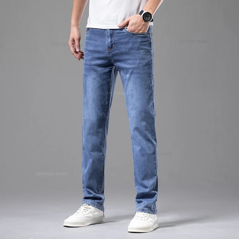 Summer Thin Straight Jeans