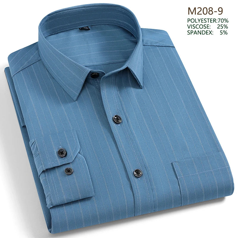 Non‑Iron Long‑Sleeve Dress Shirt