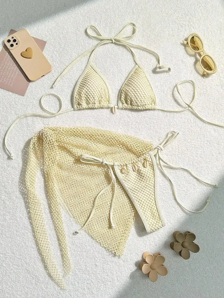 2026 Sexy Bikinis Female Swimsuits Women's Three-Piece Swimwear Beach Swim Wear Bathing Suits Brazilian Bikini Set Pool Bather