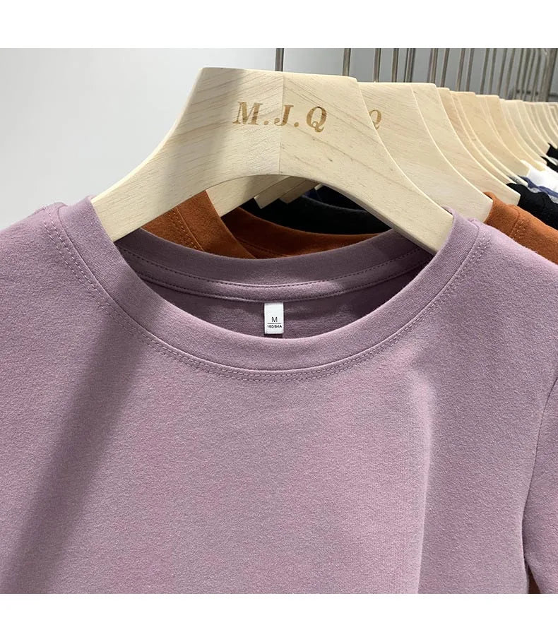 Women’s Y2K Short‑Sleeve T‑Shirt – Trendy Spring Tee for Girls & Women