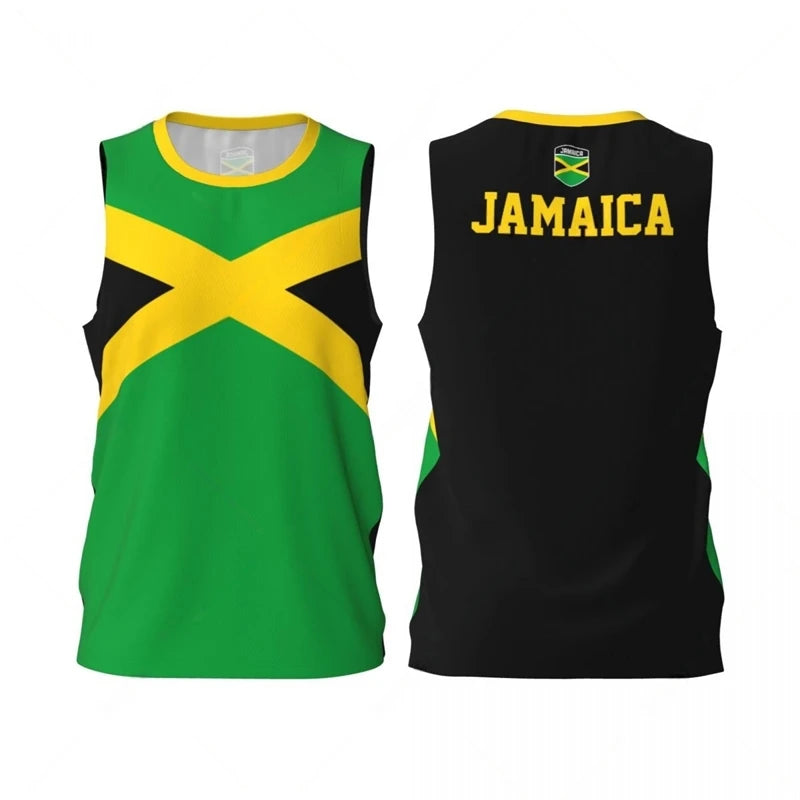 Jamaica Flag 3D Printed Tank Top