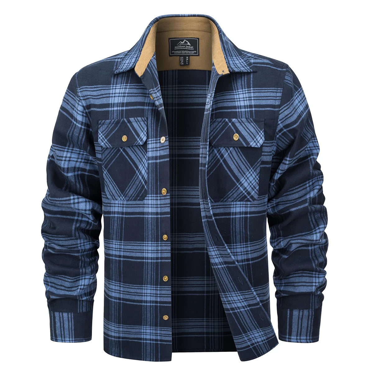 MAGCOMSEN Men’s Flannel Shirt