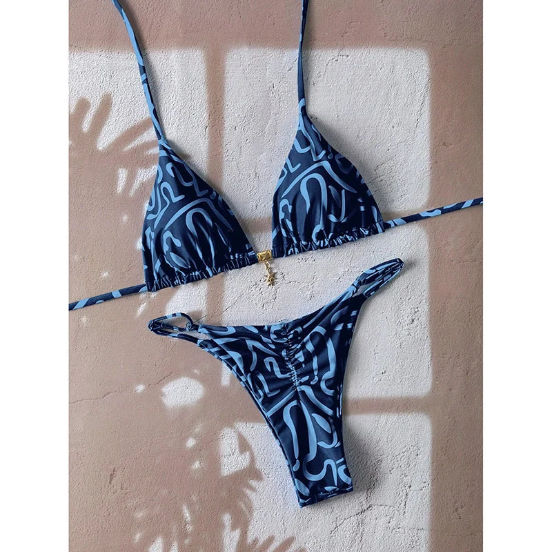 Leopard Micro Bikini Set