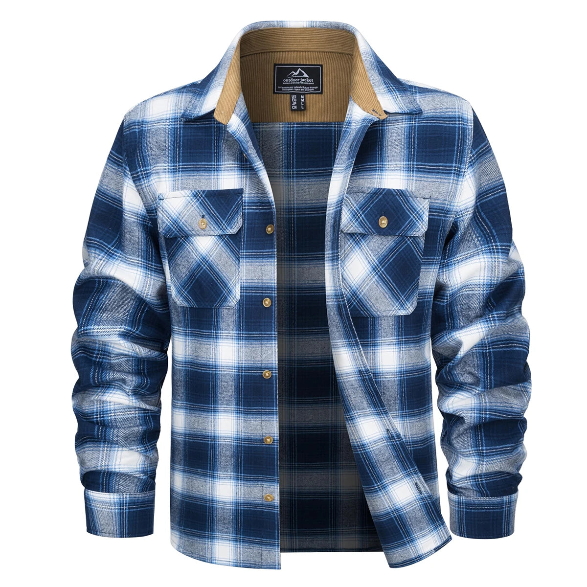 MAGCOMSEN Men’s Flannel Shirt